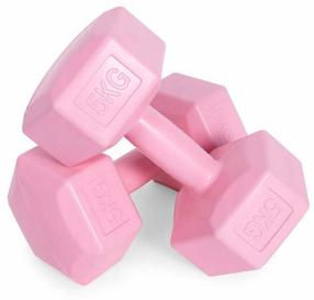 Svaru komplekts ModernHome Hex Dumbbell, 2 x 5 kg