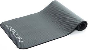 Fitnesa un jogas paklājs Gymstick Exercise Mat NBR 61042GB, melna krās., 140 cm x 60 cm x 1 cm