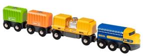 Игрушечный поезд Brio World Cargo Train 33982, многоцветный