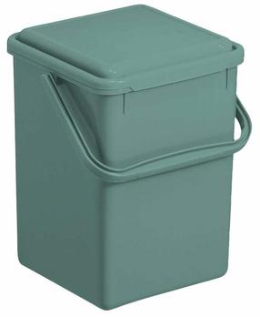 Atkritumu tvertne Rotho Bio, zaļa krās., 9 l, 28 cm x 23 cm