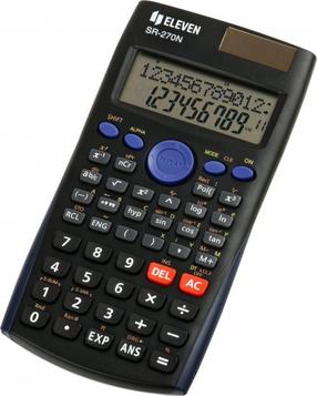 Skaičiuotuvas mokslinis Eleven SR-270NE, juoda sp.