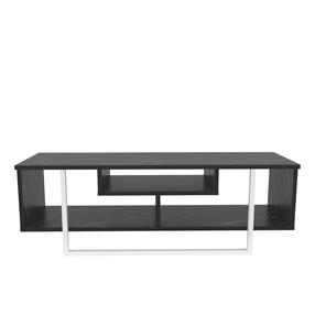 TV-laud Kalune Design Asal 120, valge v./must v., 35.2 cm x 120 cm x 40.2 cm