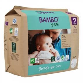 Mähkmed Bambo Nature, 2 suurus, 3 - 6 kg, 30 tk
