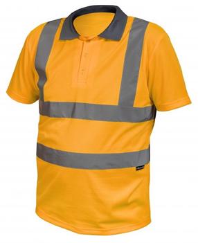 Polo krekls vīriešu Högert Felix HT5K340, oranža krās., XL izmērs