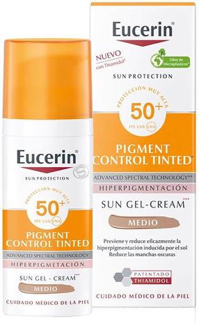 Päevituse hoolduskreem Eucerin Pigment Control Tinted Medium SPF50+, 50 ml