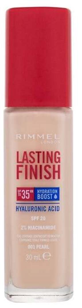 Жидкая основа для макияжа Rimmel London Lasting Finish 35H Lasting Finish, SPF 20, pearl, 001, 30.0 мл