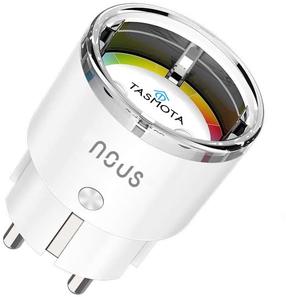 Viedā elektroligzda Nous Smart WiFi Socket Nous A1T With Tasmota, 45 m, 110 - 230 V