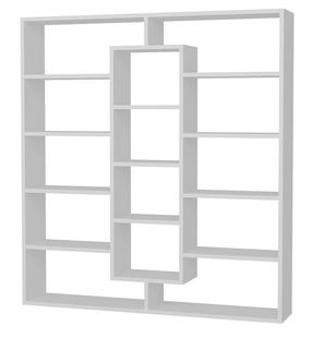 Grīdas plaukts Kalune Design Ample 731WAT3601, balta krās., 135.7 cm x 22 cm x 125 cm