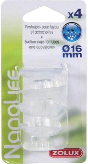 Piesūcekņi Zolux Suction Cups 334070, caurspīdīga krās., 1.6 cm, M