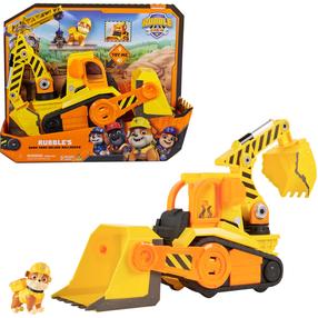  Žaislinis buldozeris Spin Master Paw Patrol Rubble & Crew, geltona sp.