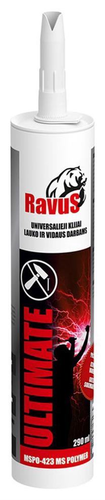 Klijai montažiniai Ravus Ultimate, 0.29 l, balta sp.