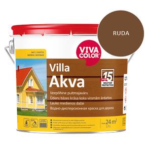 Fasāžu krāsa Vivacolor Villa Akva, brūna krās., 2.7 l