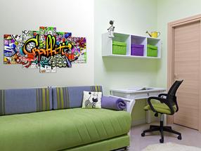 Reprodukcija Artgeist Artistic Graffiti N3797, 100 cm x 50 cm
