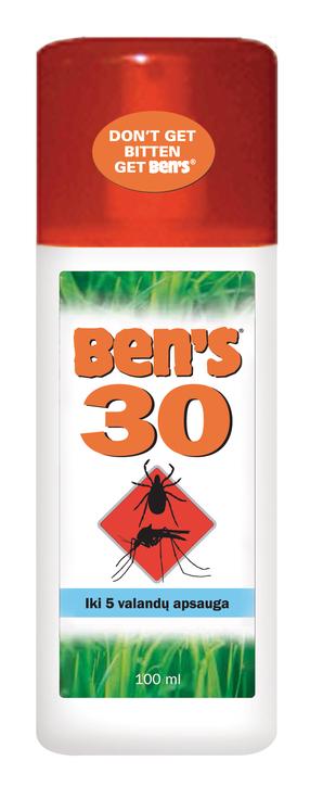 Средства комары отпугнуть Ben's 30, 100 мл
