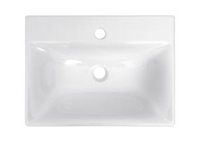 Vonios praustuvas Riva Riva 50C-1, keramika, 49 cm x 37 cm x 13 cm, balta sp.