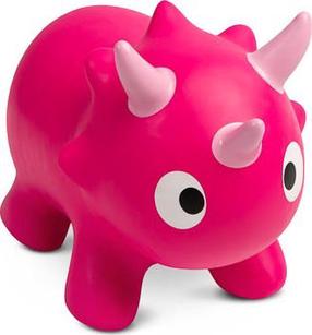 Lēkāšanas rotaļlieta, dinozaurs Toyz, gumija, rozā krās.