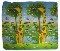 Žaidimų kilimėlis Zoo 8040, 180 cm x 200 cm, įvairių spalvų