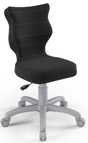 Laste töötool Petit VT17 Size 3, 30 x 55 x 71.5 - 77.5 cm, antratsiit v./hall v.