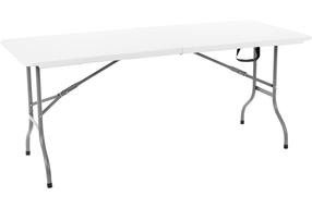 Stovyklavimo stalas Catering, balta sp., 180 cm x 74.5 cm x 73.5 cm