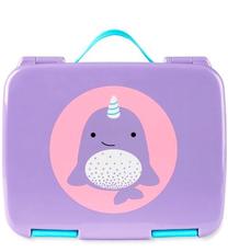 Dėžutė maistui Skip Hop Zoo Bento Narwhal, 3 m., plastikas, rožinė sp./violetinė sp.