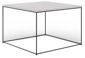 Kavos staliukas ADRK Roni, juoda sp./pilka sp., 65 cm x 65 cm x 37 cm