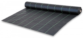 Agrotekstilė nuo piktžolių Bradas, juoda sp., 100 m x 1.6 m, 70 g/m²