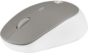 Bezvadu datora pele Natec Harrier 2, bluetooth, balta krās./pelēka krās.
