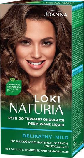 Līdzeklis cirtu veidošanai Joanna Naturia Curls Hair liquid for perms Delicate, 2 gab., 150 ml