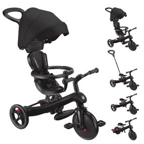 Triratukas Globber Explorer Trike 4in1, juoda sp.