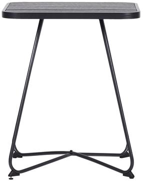 Lauko stalas Robis, juoda sp., 58 cm x 58 cm x 70 cm