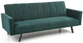 Sofa-lova Armando, tamsiai žalia sp., 192 x 82 cm x 78 cm