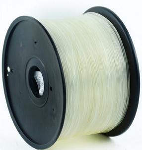 Филамент Gembird 3DP-ABS, 400 м, прозрачный цв.