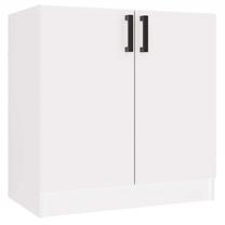 Virtuvės spintelė po plautuve Katia D-80, balta sp., 45.5 cm x 80 cm x 82 cm