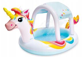 Bassein, laste Intex Unicorn 58435 58435, valge v./mitmevärviline 254 cm x 132 cm x 109 cm