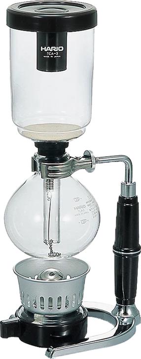 Kavinukas Hario Technica TCA-2, 0.24 l, skaidri sp./sidabro sp./juoda sp.
