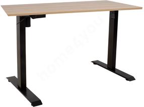 Rašomasis stalas reguliuojamo aukščio Home4you Ergo-1 Ergo 1, juoda/šviesiai ruda