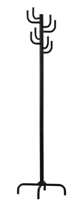 Drabužių kabykla W11 BIS, 178 cm, juoda sp.