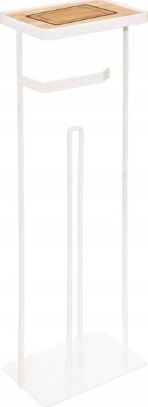 Tualetinio popieriaus laikiklis 5five Simply Smart Stand White, 18 cm x 13 cm x 59.2 cm