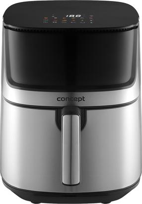 Karšto oro gruzdintuvė Concept FR8010, sidabro sp./juoda sp., 1500 W, 7 l
