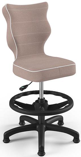 Bērnu darba krēsls Petit HC+F Size 3 JS08, 33.5 x 30 x 89.5 cm, melns krās./bēša krās.