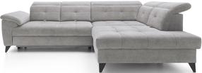 Kampinė sofa Inferne Raquel 04, pilka sp., dešininė, 297 x 210 cm x 107 cm