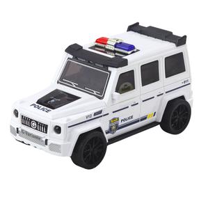 Žaislinė policijos mašina Lean Toys Catapult, balta sp.