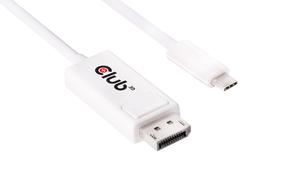 Vads Club 3D CAC-1517 CAC-1517 USB 3.1, DisplayPort 1.2, 1.2 m, balta krās.