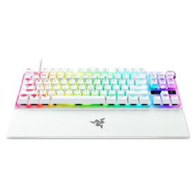 Vadu spēļu tastatūra Razer Huntsman V3 Pro US, Angļu (US), balta krās.