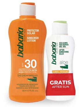Средство для ухода за загаром для тела Babaria SPF30, 300 мл