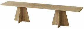 TV staliukas Kalune Design Mushroom, ąžuolo sp., 180 cm x 42 cm x 40 cm