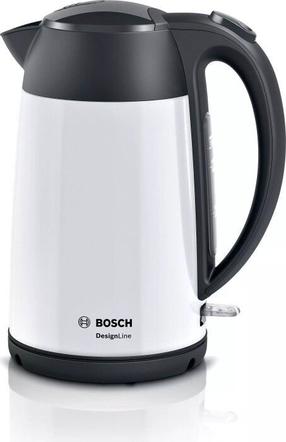 Elektrinis virdulys Bosch TWK3P421, 1.7 l, balta sp./juoda sp.