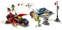 Konstruktorius LEGO Ninjago Kai kardų dviratis ir Zane sniegomobilis 70667, 376 vnt.