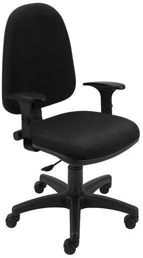 Darbo kėdė Office Products Evia, 44 x 46 x 98 - 116 cm, juoda sp.