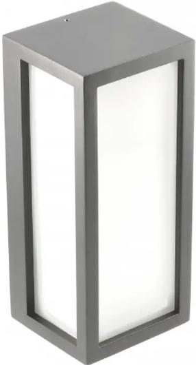 Sieninis lauko šviestuvas GTV VASTI, 12W, E27, IP54, grafito sp., 11 cm x 10 cm